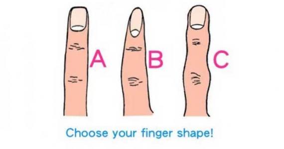 Three shapes of fingers can describe type of person you are